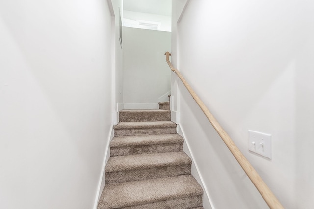 375 Mount Vernon Rd, Bethpage, TN 37022 - stairs featuring baseboards and carpet