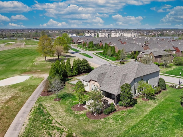 1496 Foxland Blvd, Gallatin, TN 37066 - drone / aerial view with view of golf course and a residential view