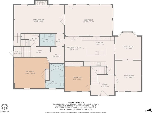 1132 Roseland Dr, Columbia, TN 38401 - plan