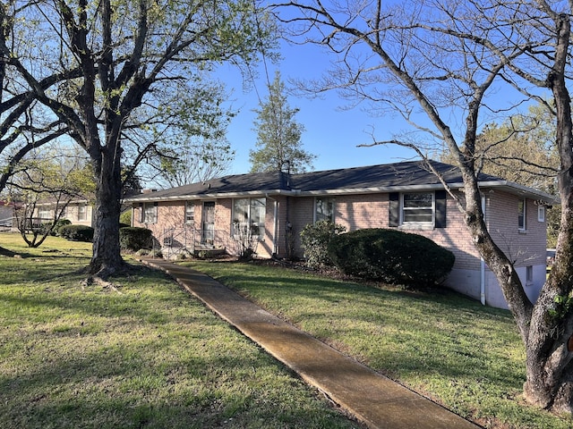 728 Robert Burns Dr, Nashville, TN 37217 - view of front of home featuring brick siding and a front lawn
