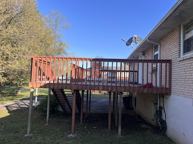 728 Robert Burns Dr, Nashville, TN 37217 - wooden deck featuring stairs