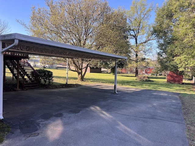 728 Robert Burns Dr, Nashville, TN 37217 - view of car parking with stairs