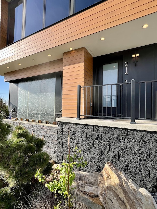 view of side of home
