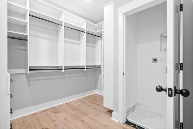 307 Riverview Dr, Dover, TN 37058 - spacious closet with wood finished floors
