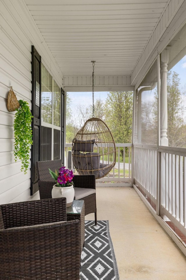view of patio / terrace featuring a porch