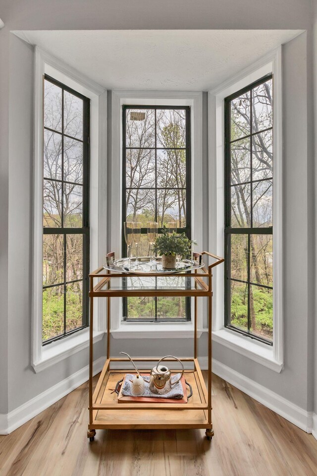 interior space with plenty of natural light