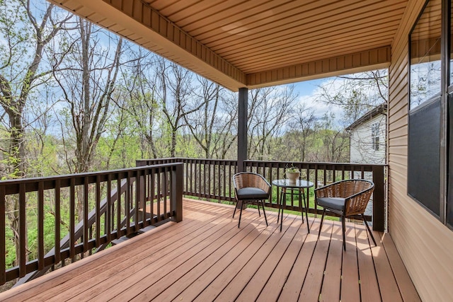 view of deck