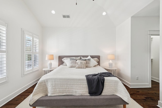 926 Acklen Ave Unit A, Nashville, TN 37203 - bedroom featuring visible vents, baseboards, and wood finished floors