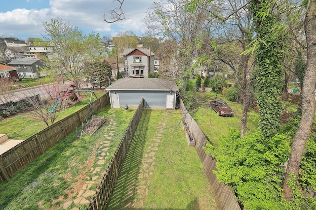 926 Acklen Ave Unit A, Nashville, TN 37203 - view of yard with a fenced backyard