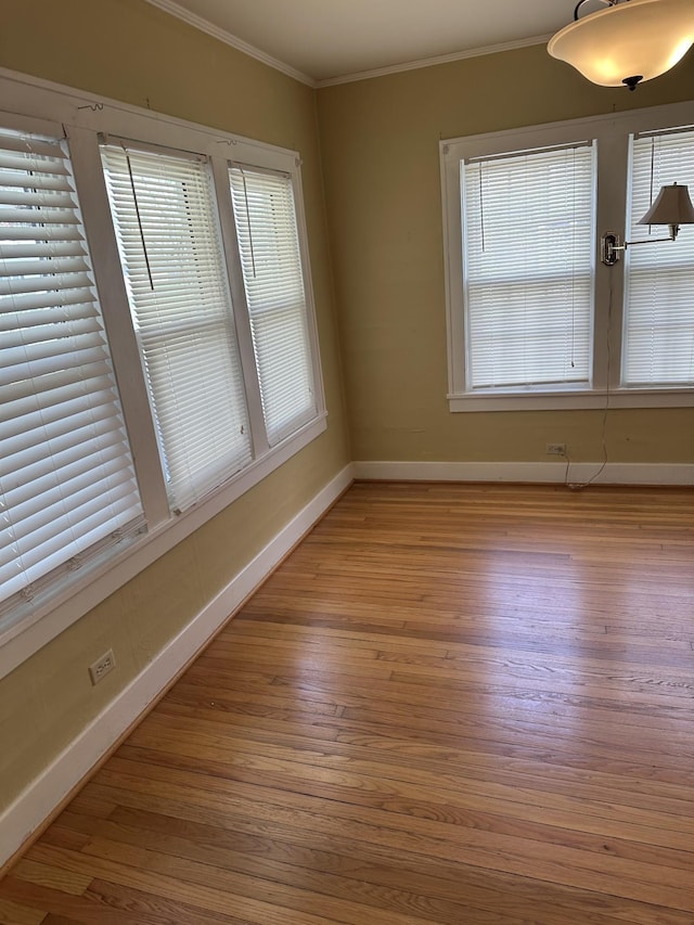 309 3rd Ave Unit 40, Fayetteville, TN 37334 - unfurnished room featuring crown molding, wood finished floors, and baseboards