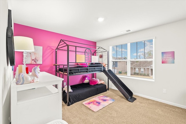 1428 Marigold Dr, Spring Hill, TN 37174 - bedroom with carpet, visible vents, and baseboards