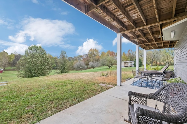 2728 Brown Hollow Rd, Columbia, TN 38401 - view of patio with outdoor dining area