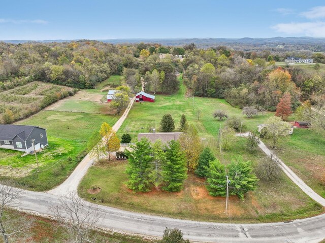 2728 Brown Hollow Rd, Columbia, TN 38401 - bird's eye view featuring a rural view