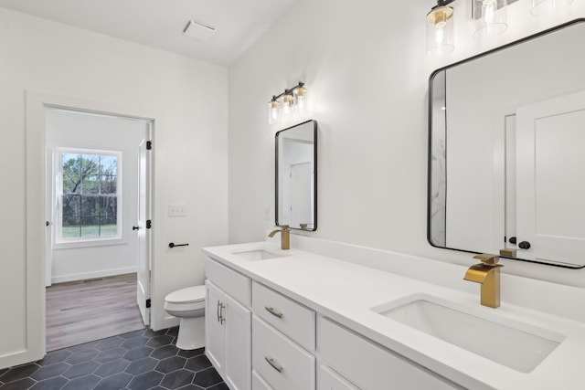 200 Amos Cir, Lafayette, TN 37083 - bathroom with double vanity and tile patterned floors