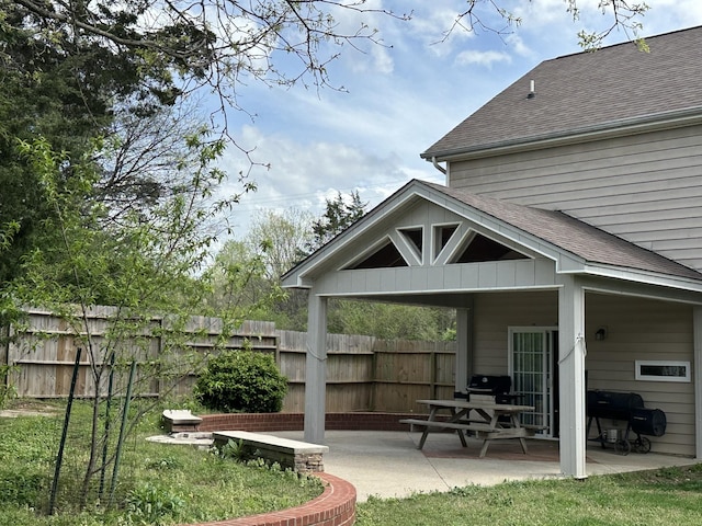 8257 Ramstone Way, Antioch, TN 37013 - exterior space featuring grilling area and fence