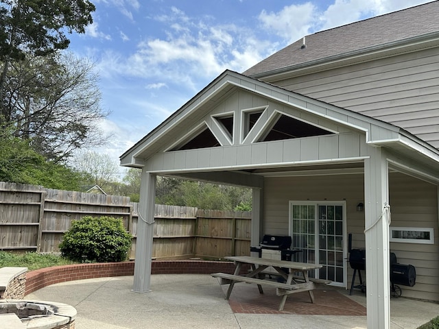 8257 Ramstone Way, Antioch, TN 37013 - view of patio / terrace featuring grilling area and fence