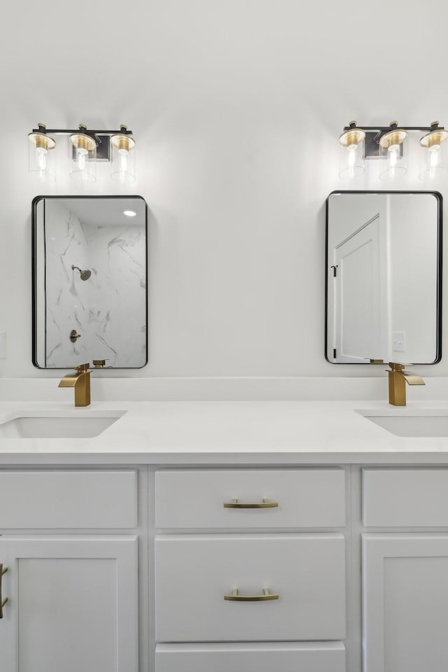 full bath featuring vanity