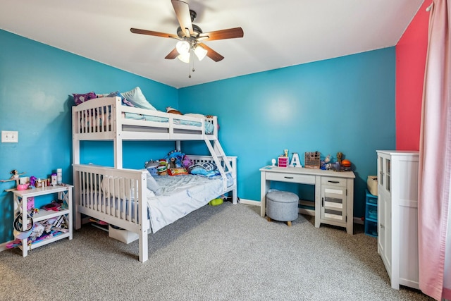1328 Winterset Dr, Clarksville, TN 37040 - carpeted bedroom featuring ceiling fan