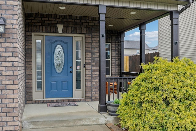 1328 Winterset Dr, Clarksville, TN 37040 - entrance to property featuring brick siding and covered porch