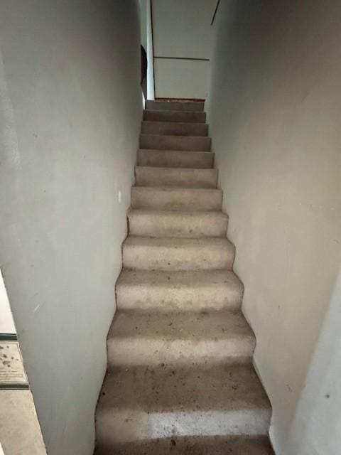 view of staircase