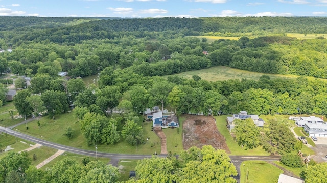 1561 Matlock Dr, Chapmansboro, TN 37035 - aerial view of a heavily wooded area
