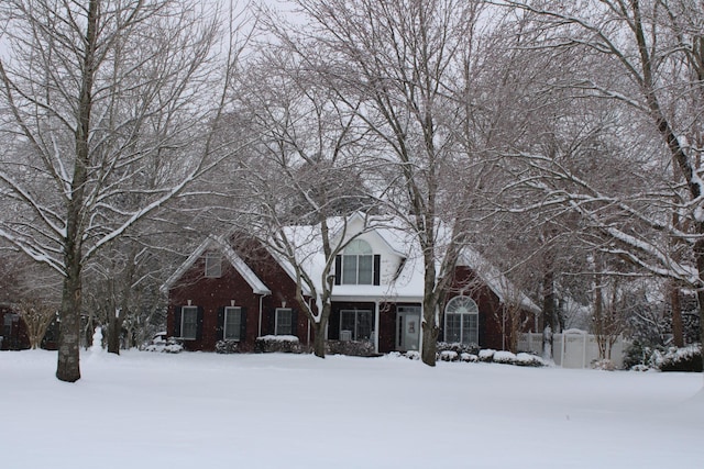 view of front of home