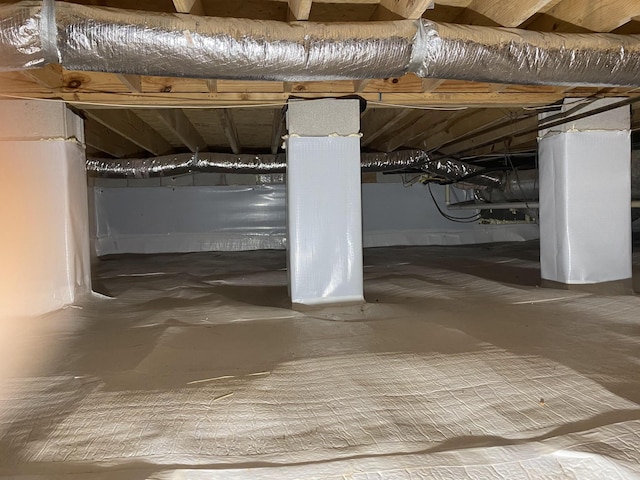 basement featuring crawl space