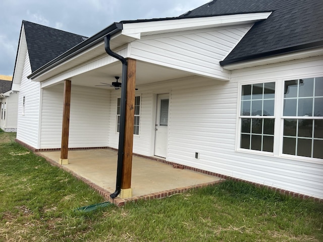 3330 Curie Cir, Christiana, TN 37037 - view of patio featuring ceiling fan