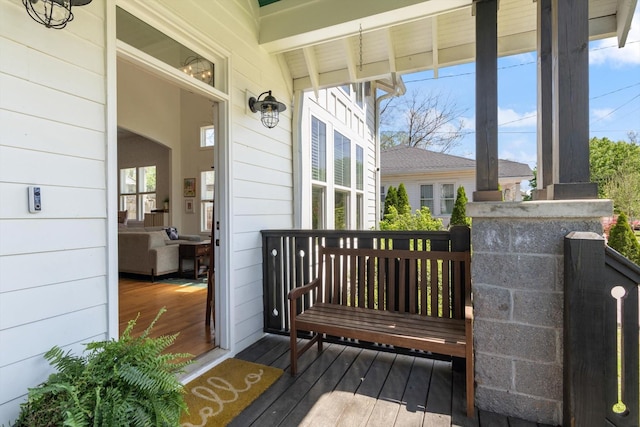 view of deck