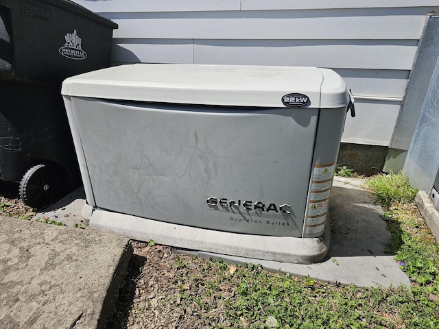 exterior details with a power unit