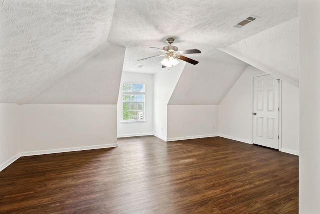 213 Nashua Ct, Murfreesboro, TN 37128 - bonus room featuring baseboards, wood finished floors, a textured ceiling, and visible vents