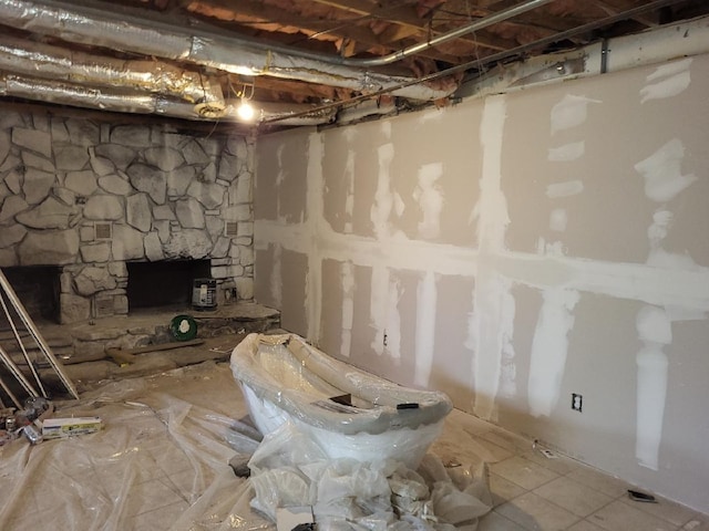 395 Church St, Spencer, TN 38585 - view of unfinished below grade area