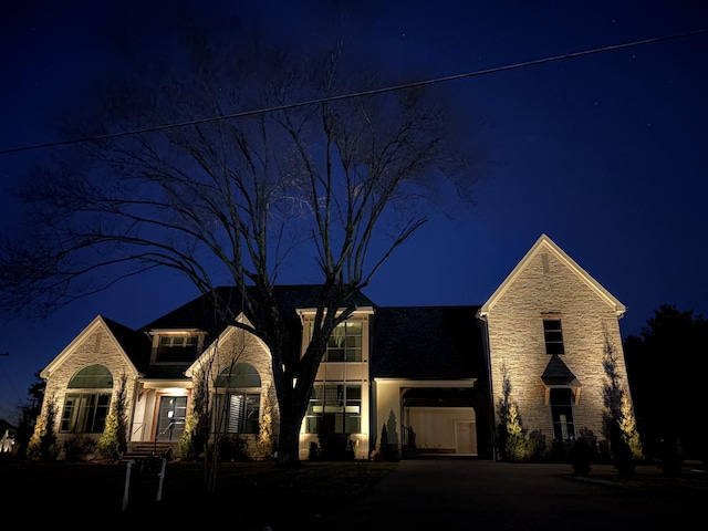 521 Mansion Dr, Brentwood, TN 37027 - view of front of house featuring stone siding