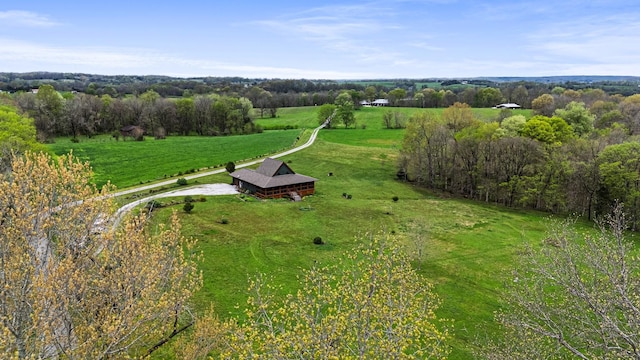 1720 Bratton Ln, Williamsport, TN 38487 - birds eye view of property with a rural view