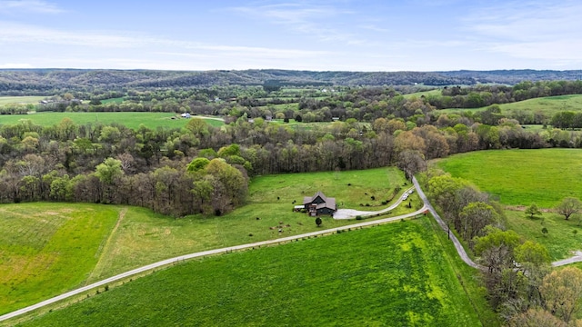 1720 Bratton Ln, Williamsport, TN 38487 - aerial view with a rural view