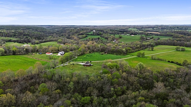 1720 Bratton Ln, Williamsport, TN 38487 - birds eye view of property with a rural view