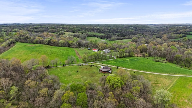 1720 Bratton Ln, Williamsport, TN 38487 - aerial view featuring a rural view and a wooded view