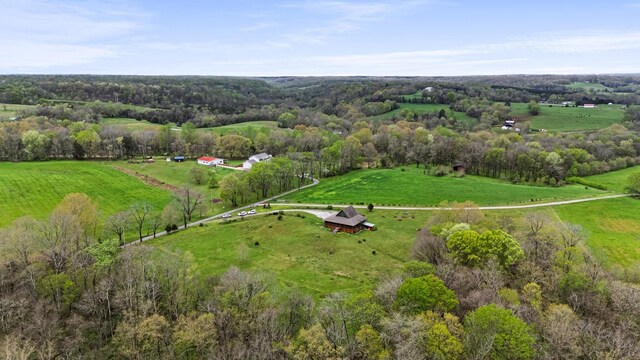 1720 Bratton Ln, Williamsport, TN 38487 - drone / aerial view with a rural view