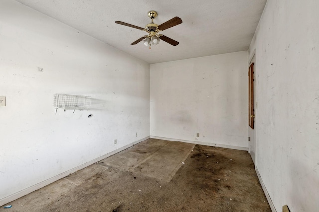 107 Heritage Trace Dr, Madison, TN 37115 - unfurnished room featuring concrete flooring and a ceiling fan