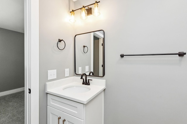 2129 Acklen Ave Unit 12, Nashville, TN 37212 - bathroom with vanity and baseboards
