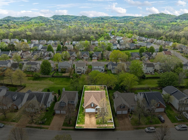 3227 Gardendale Dr, Franklin, TN 37064 - bird's eye view with a residential view