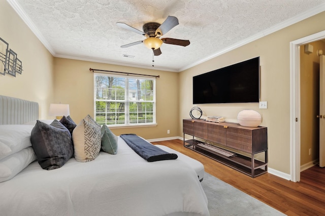 3227 Gardendale Dr, Franklin, TN 37064 - bedroom featuring ceiling fan, baseboards, and wood finished floors