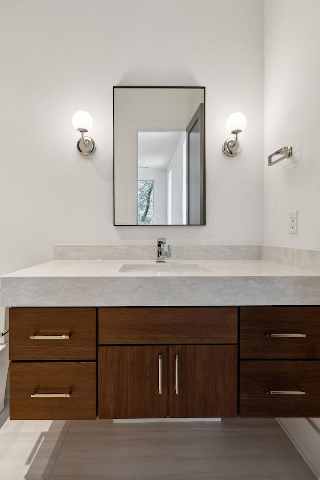 6004 Jocelyn Hollow Rd, Nashville, TN 37205 - bathroom with vanity and wood finished floors