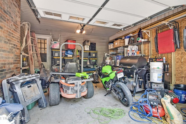 3115 Coon Hunter Lodge Rd, Jamestown, TN 38556 - garage with a garage door opener