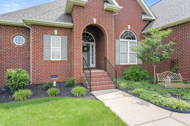 3307 Genoa Dr, Murfreesboro, TN 37128 - entrance to property featuring roof with shingles and brick siding