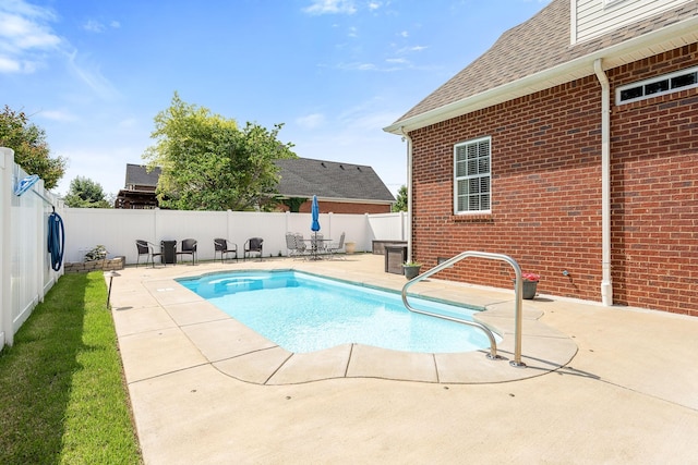 3307 Genoa Dr, Murfreesboro, TN 37128 - view of pool with a fenced backyard and a patio