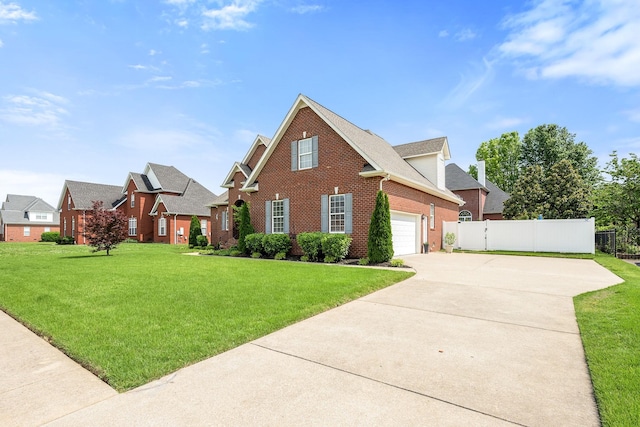 3307 Genoa Dr, Murfreesboro, TN 37128 - traditional-style home with brick siding, concrete driveway, a shingled roof, and an attached garage
