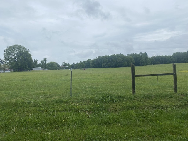 2901 Hurricane Creek Rd, Lawrenceburg, TN 38464 - view of yard with fence and a rural view