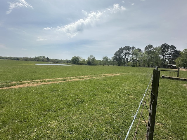 2901 Hurricane Creek Rd, Lawrenceburg, TN 38464 - view of yard with fence and a rural view