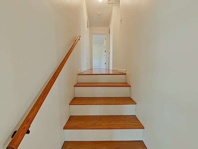view of staircase